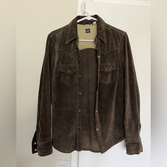 GAP Jackets & Blazers - Vintage GAP Brown Suede Jacket